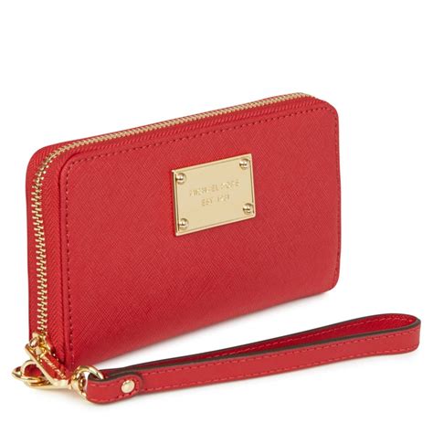 Michael Kors Red Designer Wallets for Women 